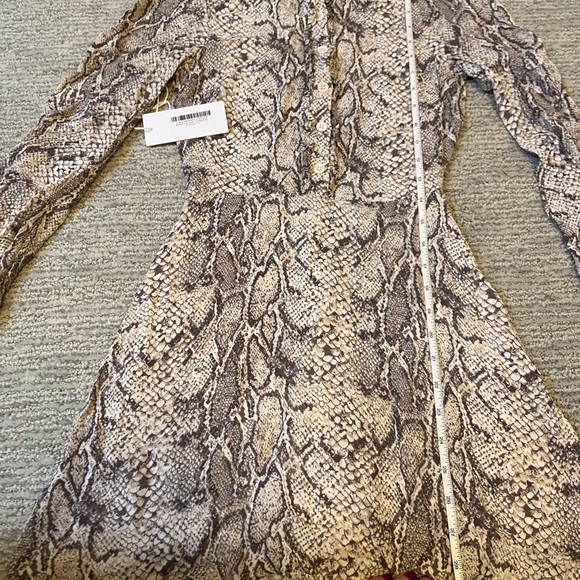 NWT Reformation Mathilda Python Mini Dress - Picture 16 of 16